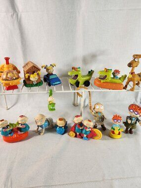 Nickelodeon Rugrats Movie 1998/2000 Burger King Toys and Mixed Toy 14 Piece Lot